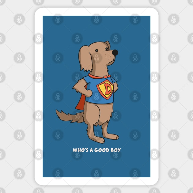 Superdog Sticker by illuville